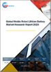 2024年全球移動機器人鋰電池市場